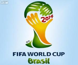 yapboz Brezilya 2014 FIFA Dünya Kupası logosu